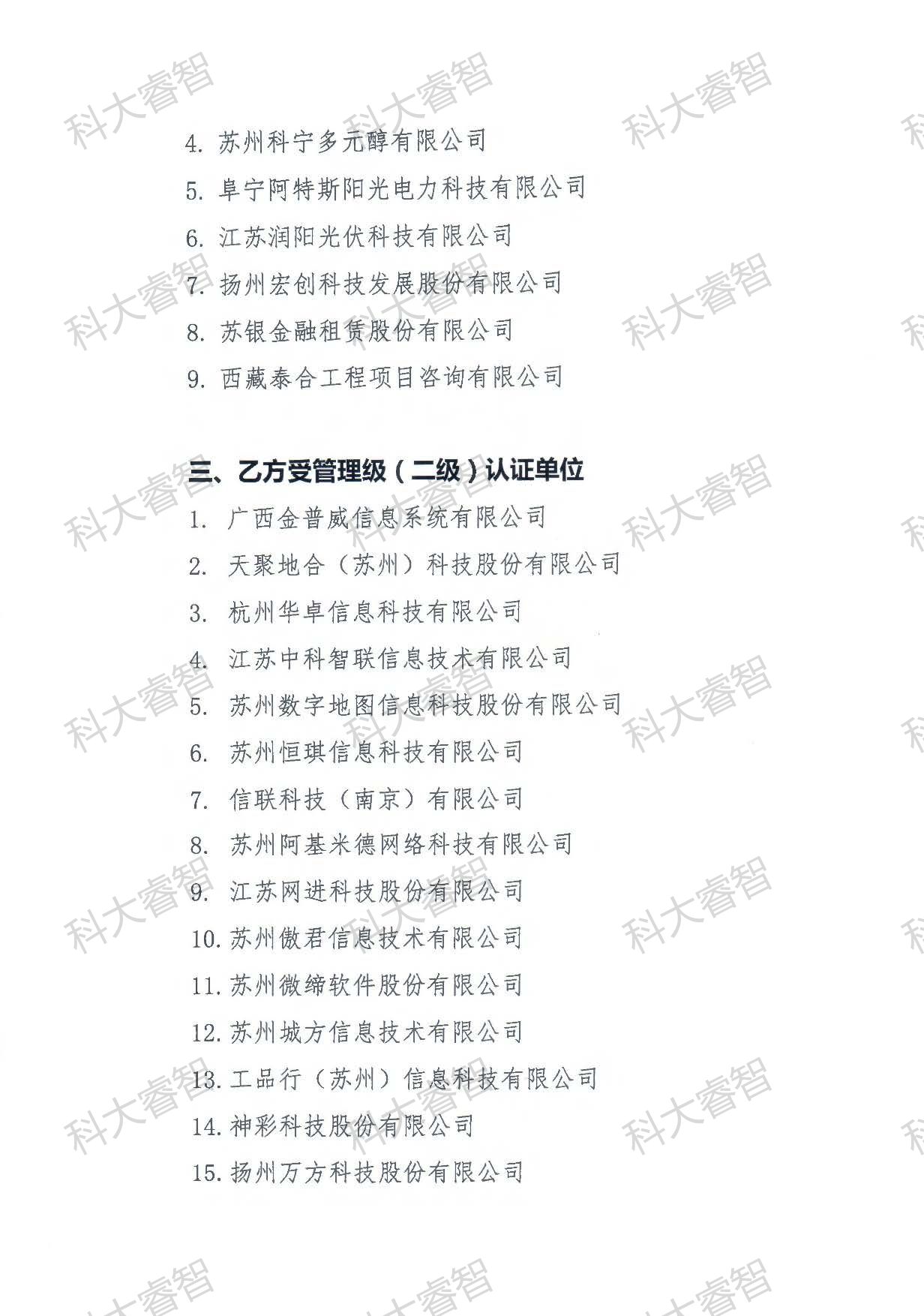 189家！科大睿智多家服務(wù)企業(yè)上榜DCMM貫標等級公示名單-DCMM認證-DCMM咨詢7